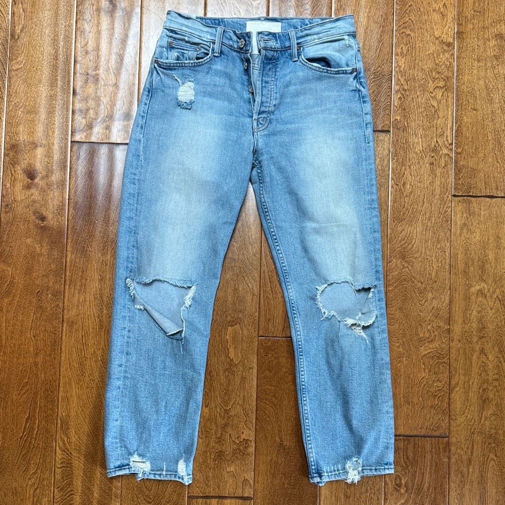 MOTHER The Tomcat Blue Denim Jeans 28